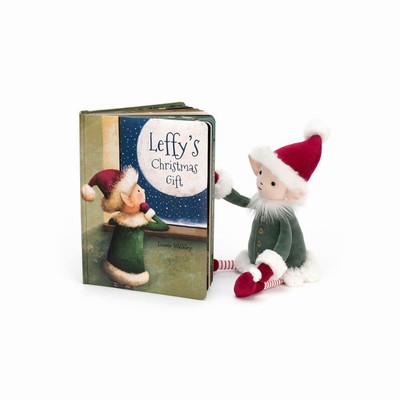 Jellycat Leffy's Christmas Gift and Leffy Elf Medium | TNDU-45038